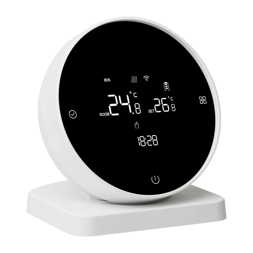 Beok Wireless Wifi Thermostat for Gas Boiler Heating Tuya Battrery RF Temperature Controller Alice Google Home