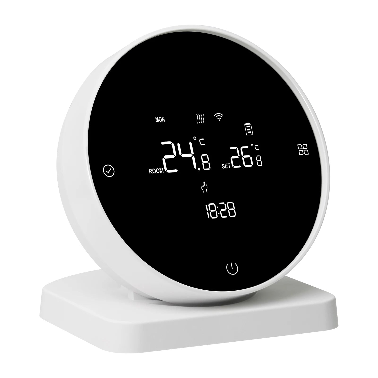 Beok Wireless Wifi Thermostat for Gas Boiler Heating Tuya Battrery RF Temperature Controller Alice Google Home