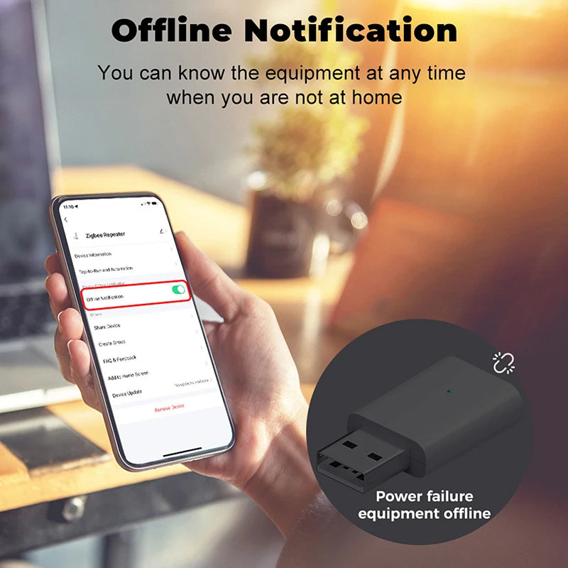 ZigBee USB Signal Repeater Signal Amplifier Extender For Smart Life ZigBee Gateway Smart Home Devices Assistant Automation