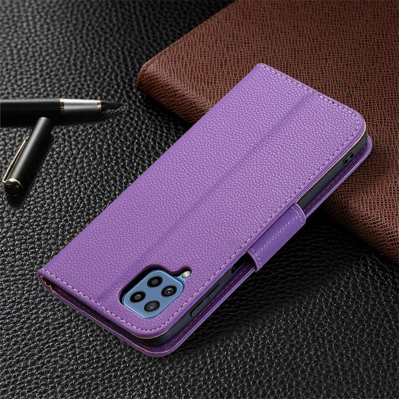 Premium Leather Wallet Flip Case for Samsung Galaxy M14, M32, M33, M53 5G - Multifunctional Cover