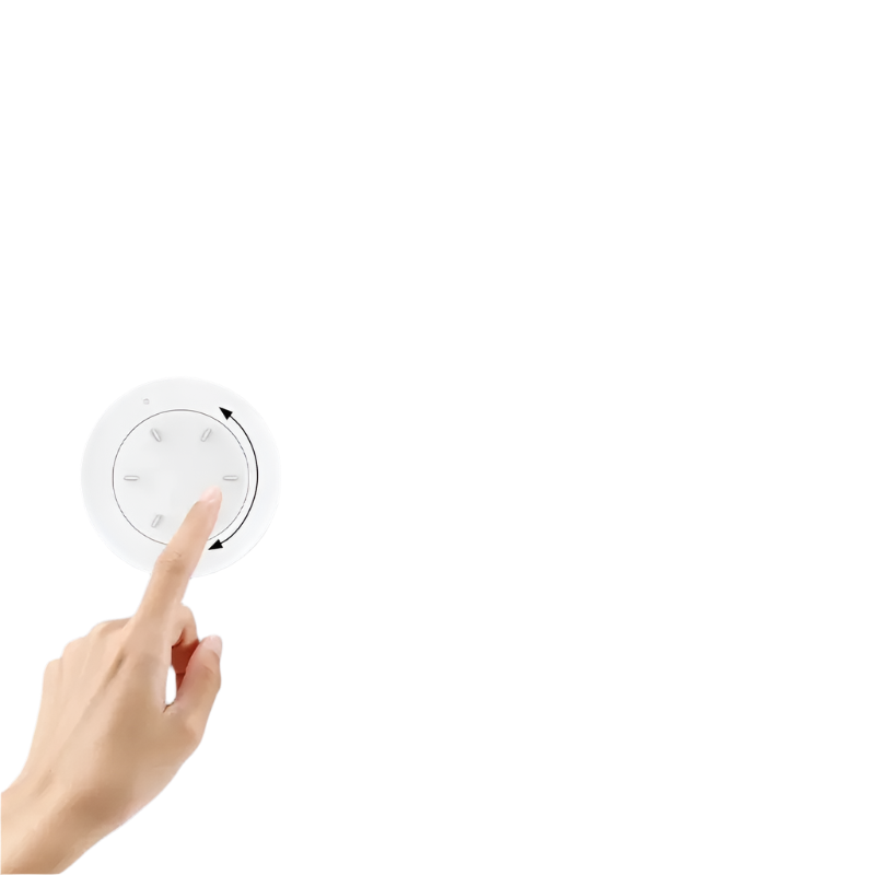 Tuya ZigBee Smart Rotating Knob Switch - DIY Wireless Scene Control, Dimmer Switch for Home Automation, Linkage Remote for Appliances