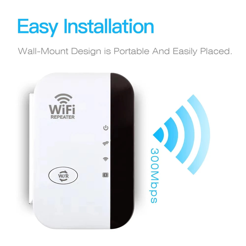 300Mbps Wireless WIFI Repeater 2.4G Router Wifi Range Extender Wi-Fi Amplifier 802.11N Card Adapter For PC Home/Office