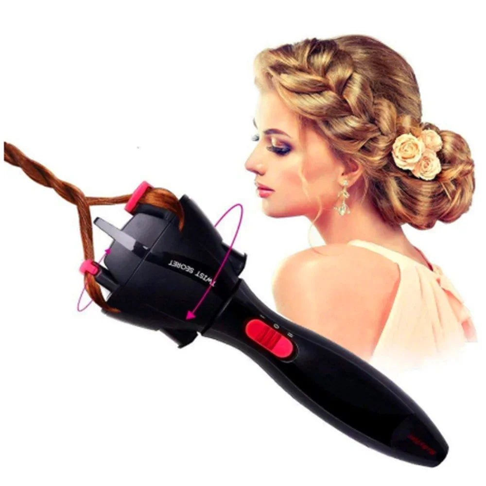 Automatic Hair Braider – Electric Twist Braider Knitting Machine for DIY Hair Styling, Automatic Hair Styling Tool