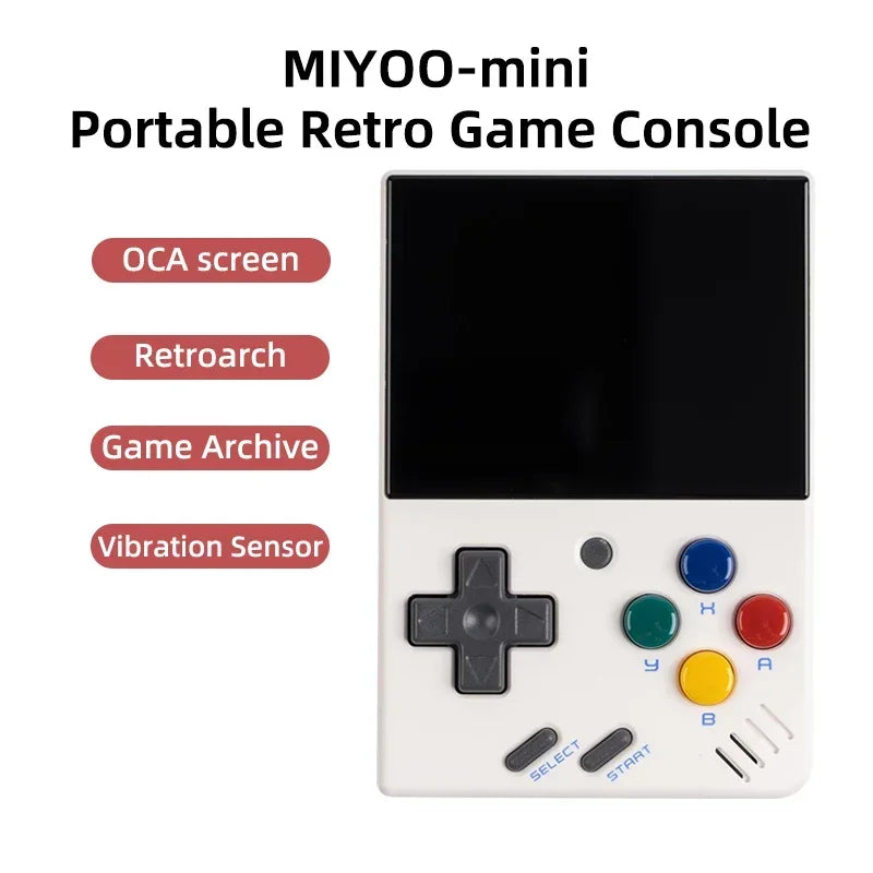 MIYOO MINI V4 PortableRetro Handheld Game Console 2.8Inch IPS Screen Miyoomini Video Game Consoles Linux System Classic Emulator