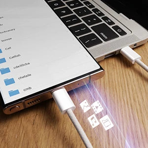 NNBILI Original 60W PD Fast Charger – 6A USB-C to USB-C Cable for iPhone 15/16 Pro Max, Samsung S24, Xiaomi, and More