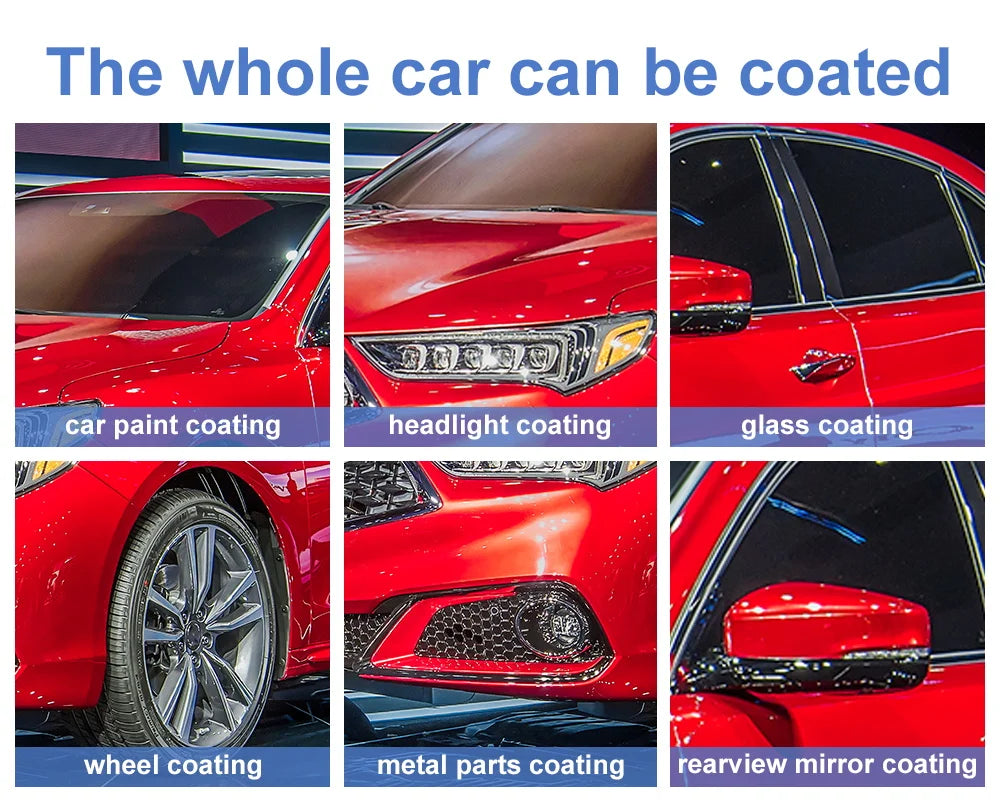 CJTHK Ceramic Nano Coating - Hydrophobic Paint Protection and Polishing Agent for Long-Lasting Car Shine