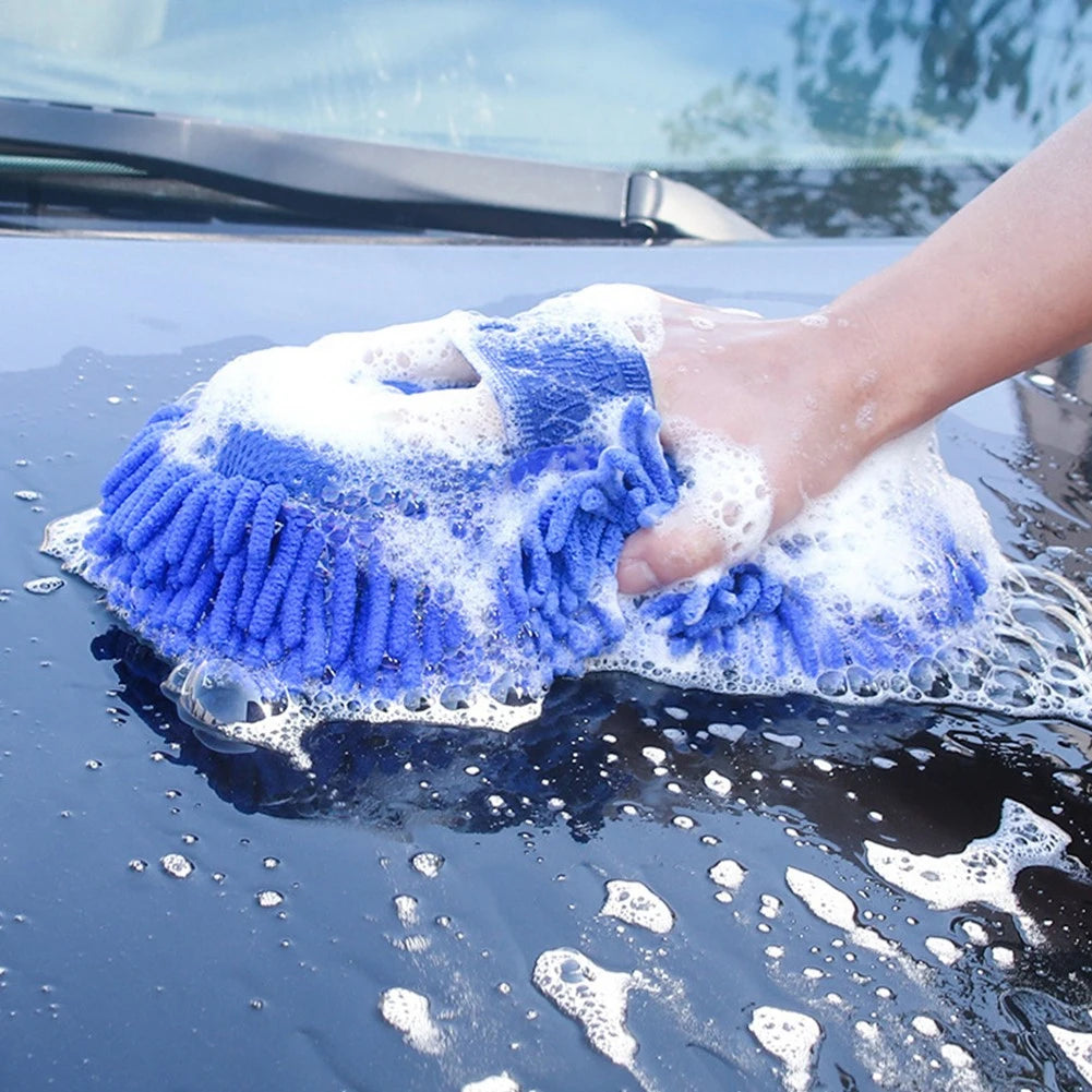 Premium Microfiber Car Wash Sponge - Scratch-Free Cleaning Tool for Cars, Floors, and Polishing - Durable, Absorbent, and Dust-Resistant