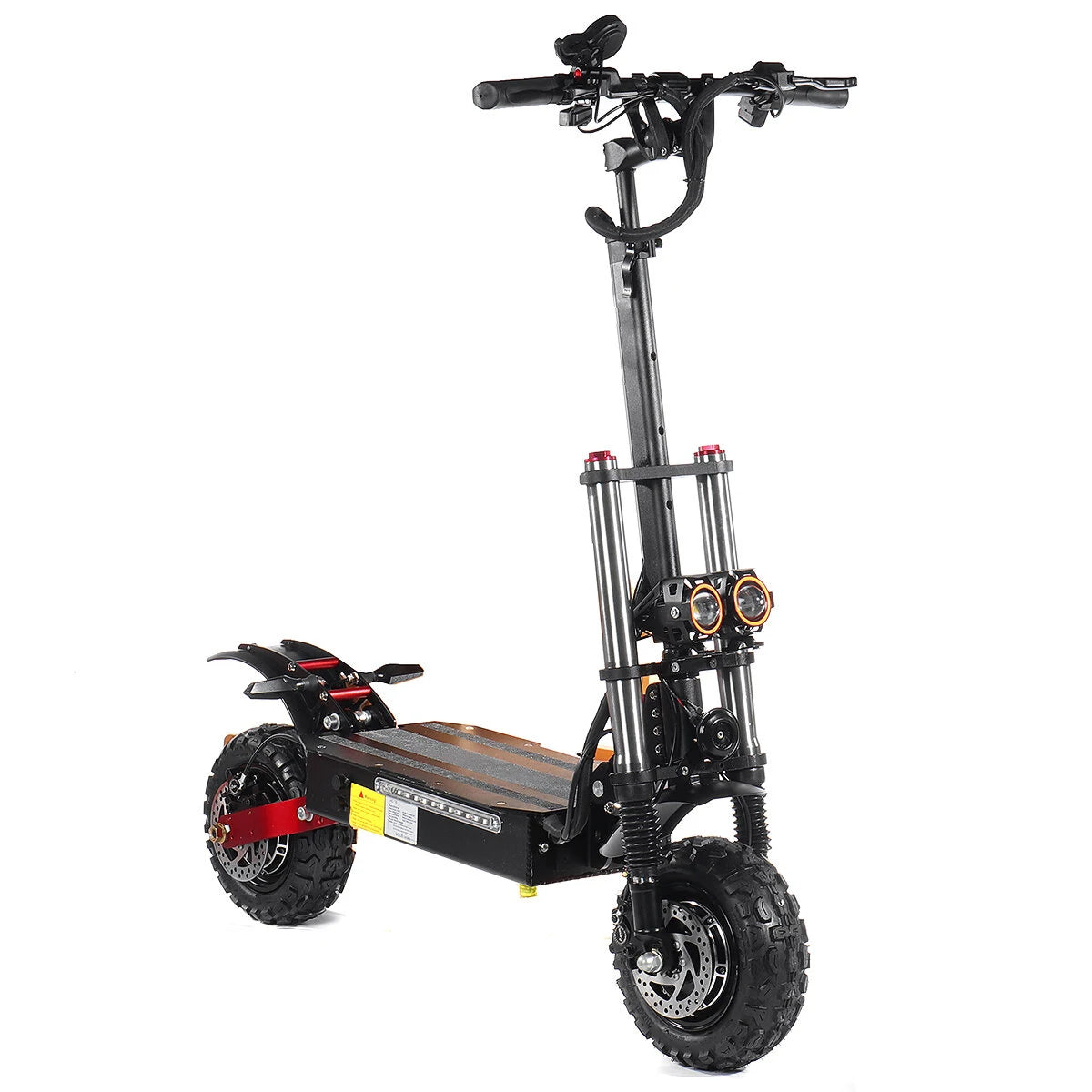 S3 Off-Road Electric Scooter for Adults - 6000W Dual Motor, 60V Battery, 120KM Range, 400kg Max Load with Hydraulic Brakes