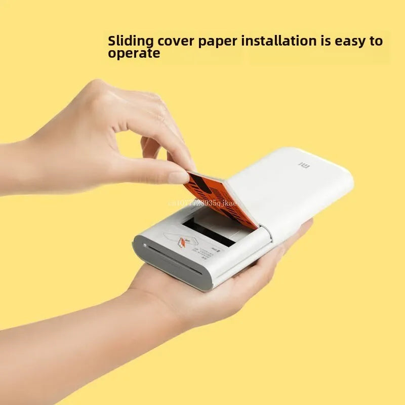 Xiaomi Mijia Pocket Photo Printer Home Portable Mobile Phone Bluetooth Connection Scan AR Photo  ID Photo Headshot Printer