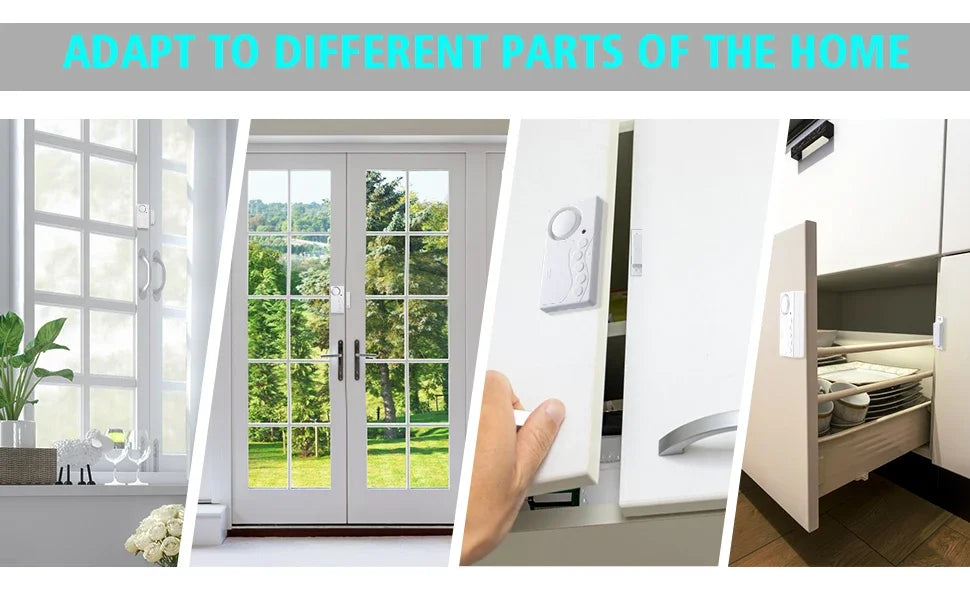 Wireless Window Door Sensor Smart Home Automation Time Delay Alarm Window Open Closed Door Security Anti-theft Sensor