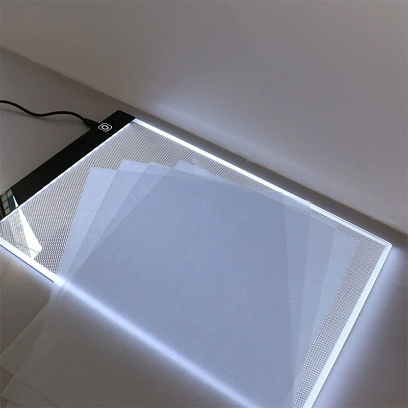 EDUP Dimmable LED Light Pad A3/A4/A5, 3-Level Brightness Tracing Light Box with Eye Protection for Drawing & Diamond Painting