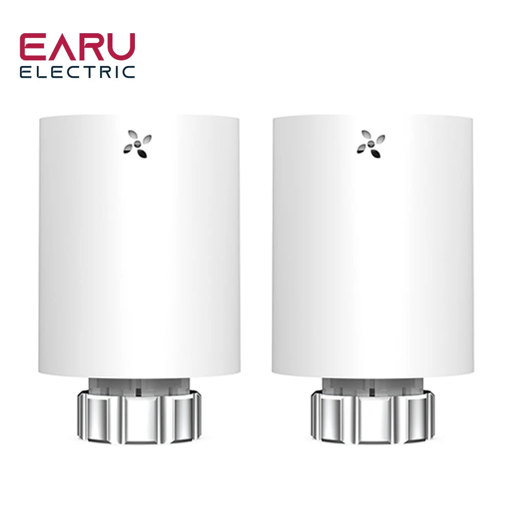 Tuya Smart ZigBee Radiator Actuator TRV Programmable Thermostatic Radiator Valve App Remote Temperature Controller Support Alexa
