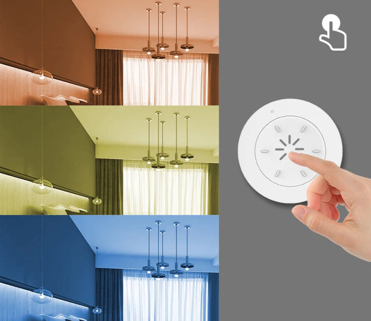 Tuya ZigBee Smart Rotating Knob Switch - DIY Wireless Scene Control, Dimmer Switch for Home Automation, Linkage Remote for Appliances
