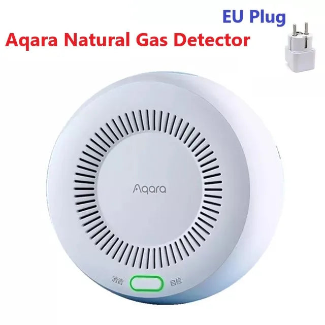 Aqara Smart Natural Gas Detector Zigbee 3.0 Smoke Alarm Kit Intelligent Linkage Home Security Work with Aqara Hub Homekit APP