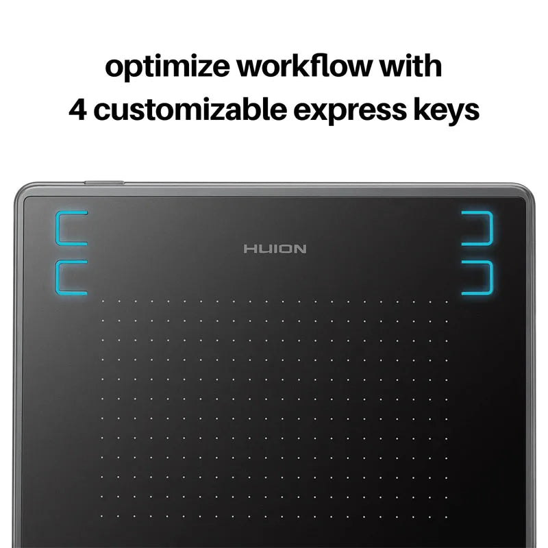 HUION H430P Digital Tablets Micro USB Signature Graphics Drawing Pen Tablet OSU Game Battery-Free Tablet Android Mac Windows