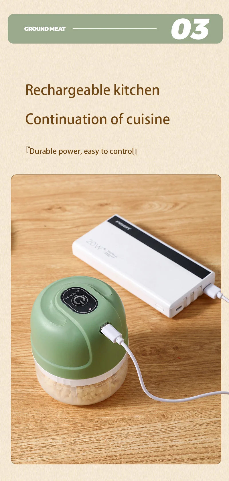 Electric Garlic Purer 100/250ML Mini Electric Garlic Chopper USB Charging Ginger Vegetable Cutter Food Chopper Kitchen Tools