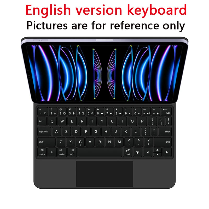 HUWEI Magic Keyboard for iPad Pro 11" & 12.9", iPad Air 4/5, iPad 10th Gen | Smart Cover Magnetic Case with Trackpad