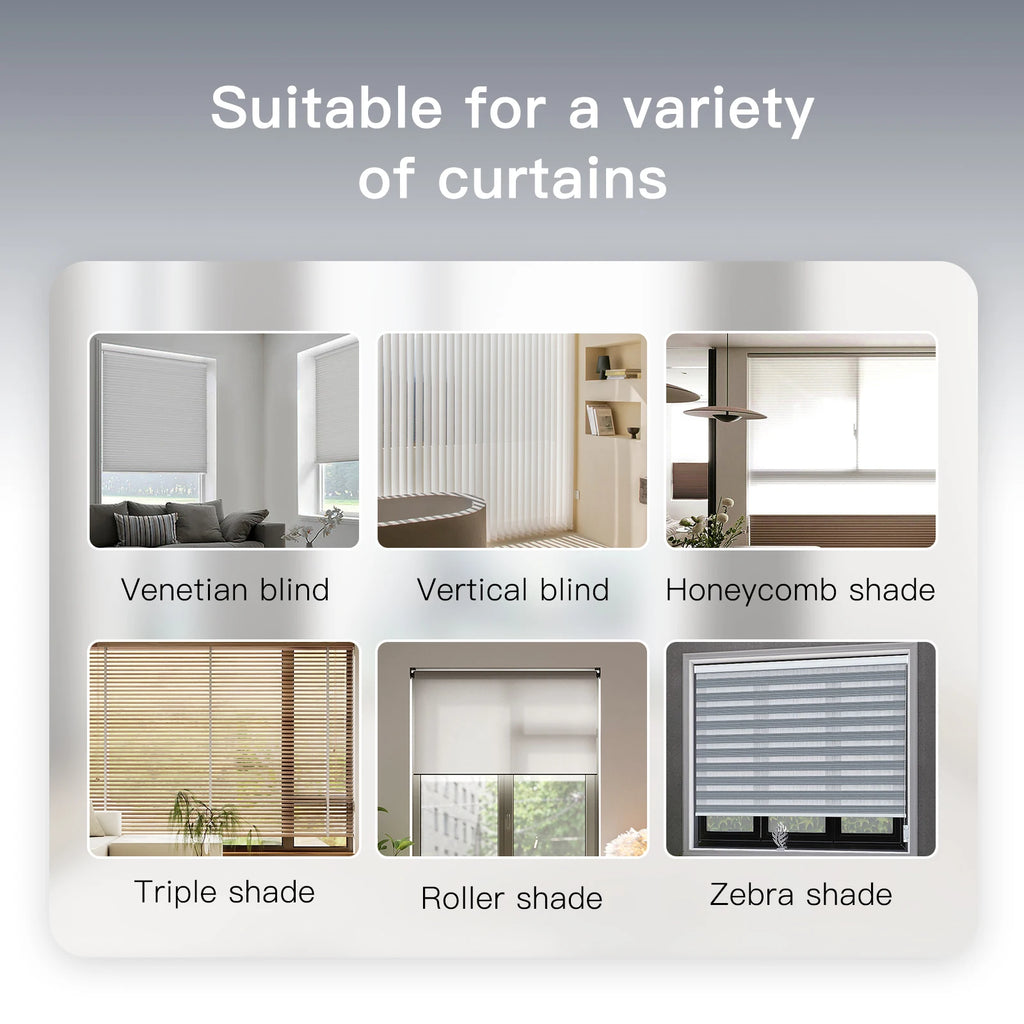 Tuya WiFi Smart Motor for Electric Roller Blinds & Shades - RF Remote Kit, Smart Life App Control, Compatible with Alexa/Google Home