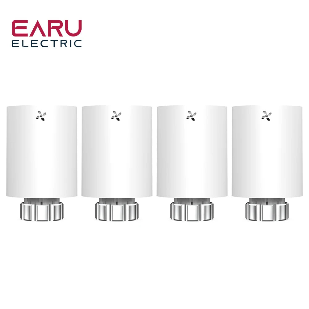 Tuya Smart ZigBee Radiator Actuator TRV Programmable Thermostatic Radiator Valve App Remote Temperature Controller Support Alexa