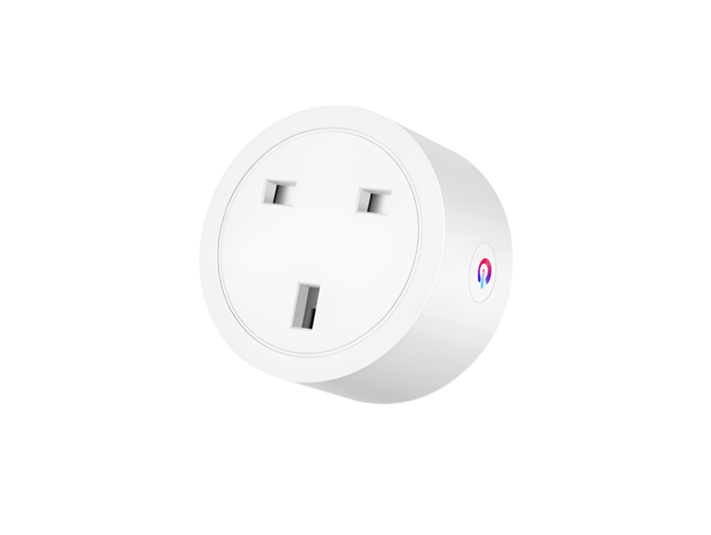 Tuya Zigbee Smart Socket 16A UK Plug with Power Monitor Smart Outlet Works with Zigbee Hub gateway Supports Google Home Alexa
