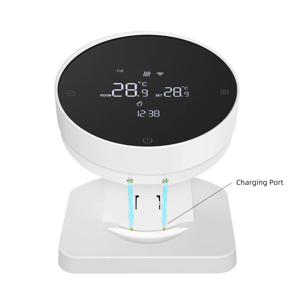 AVATTO Tuya WiFi Smart Thermostat，RF Wireless Receiver Temperature Controller ，For Water Gas Boiler Support Alexa Google Home
