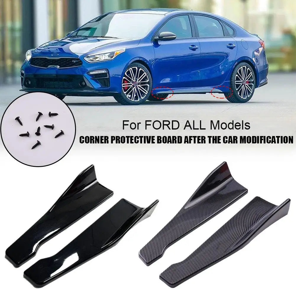 Universal 48CM Car Front & Rear Bumper Lip Spoiler - Scratch Protector and Diffuser for Audi, BMW, Honda, and More