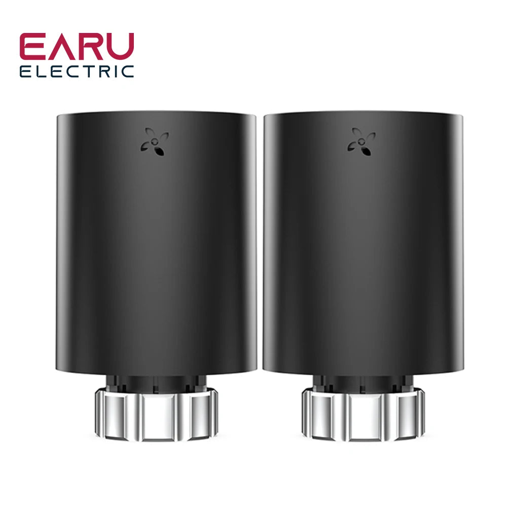 Tuya Smart ZigBee Radiator Actuator TRV Programmable Thermostatic Radiator Valve App Remote Temperature Controller Support Alexa