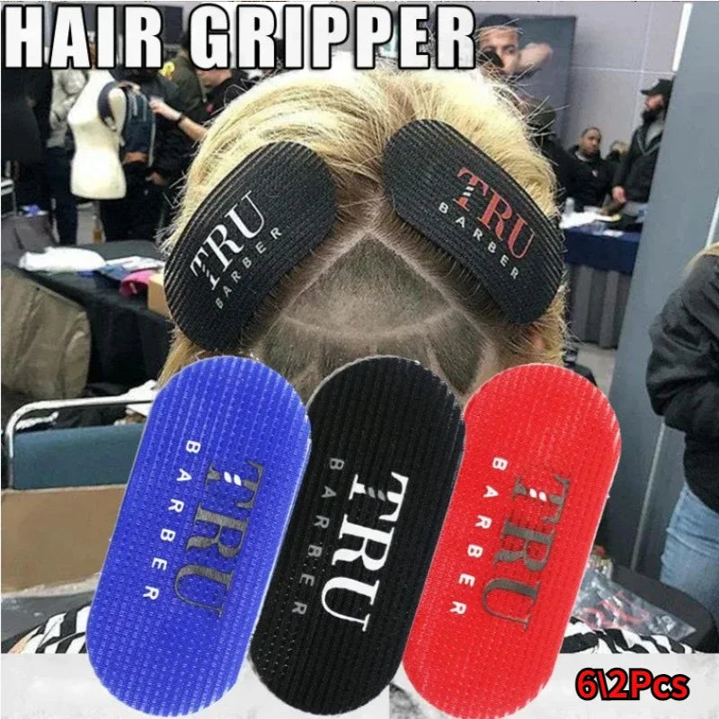 Bousiale 2/4/6Pcs Professional Barber Hair Gripper – Reusable Nylon Hair Holder for Barbershop, Salon Styling Accessory