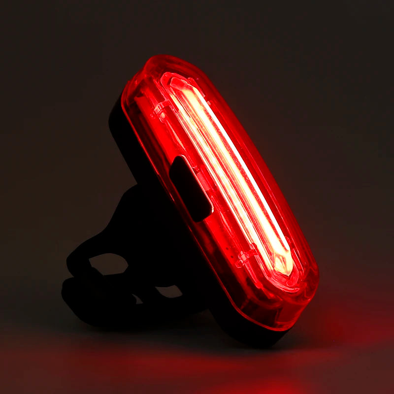 USB Rechargeable LED Bike Tail Light - Ultra Bright Night Cycling Warning Light for Mountain & Road Bikes