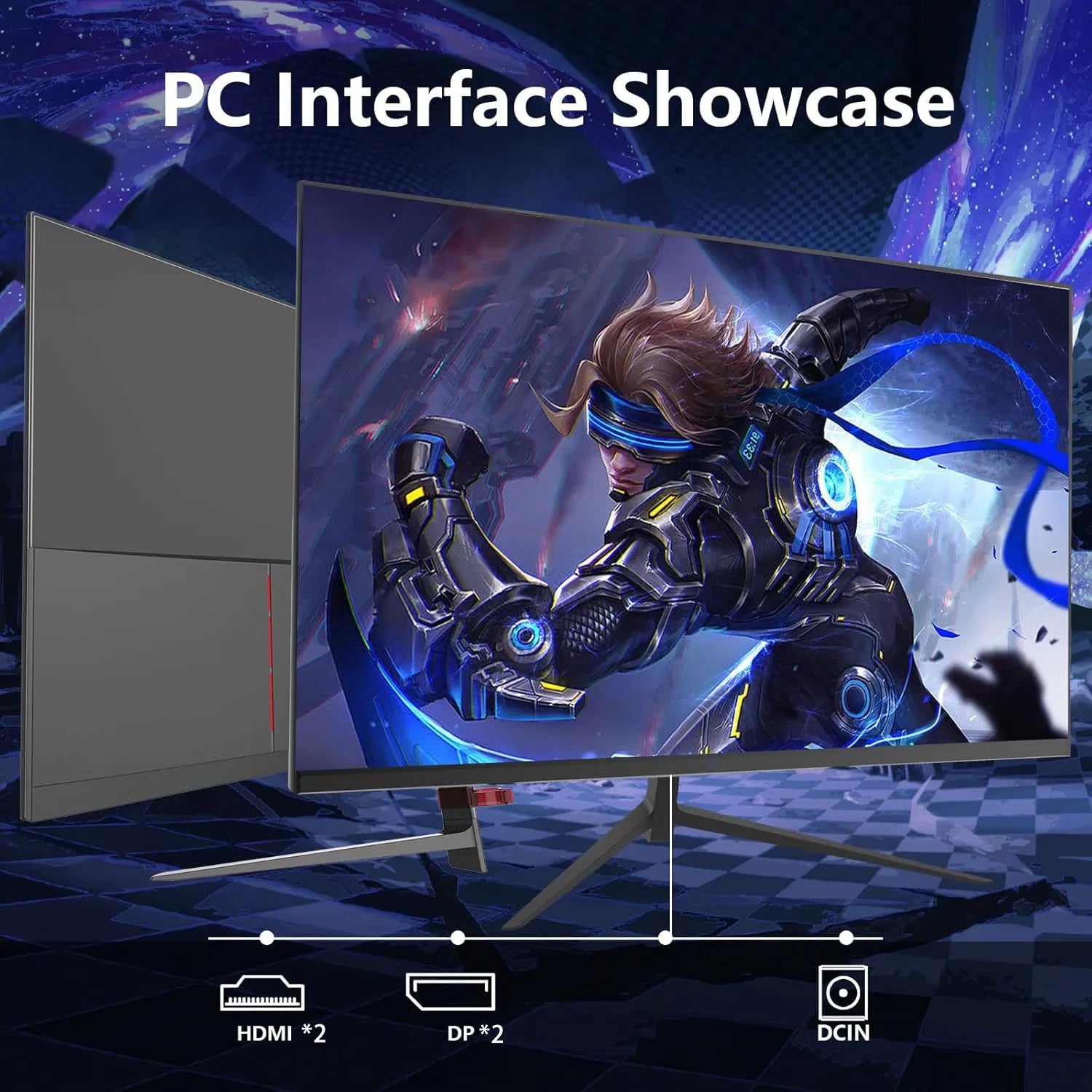 27inch 165Hz Gaming Monitor IPS 350cm/d2 Gaming Display DP HDMI FHD Desktop Ultra-thin Computer Screen Monitor