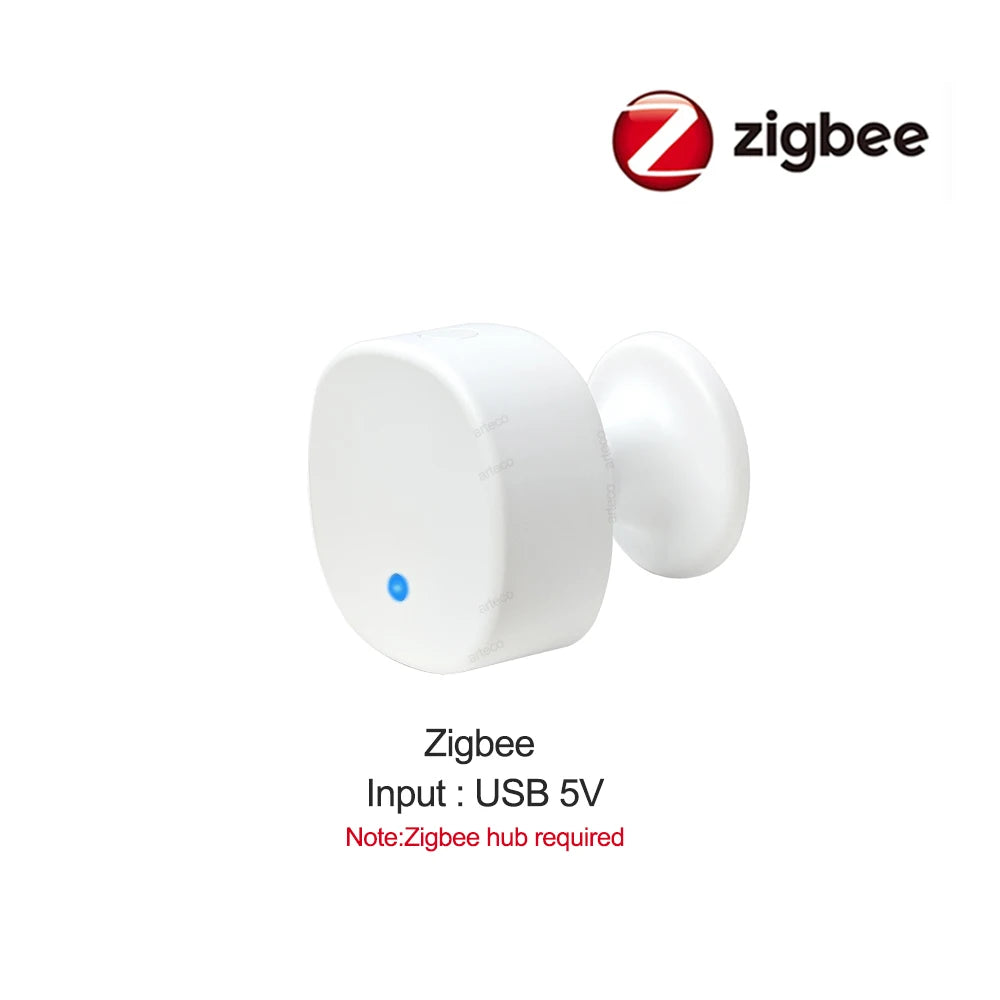 ZigBee Wifi MmWave Human Presence Motion Sensor With Luminance/Distance Detection Tuya Smart Life Home Automation Device Linkage