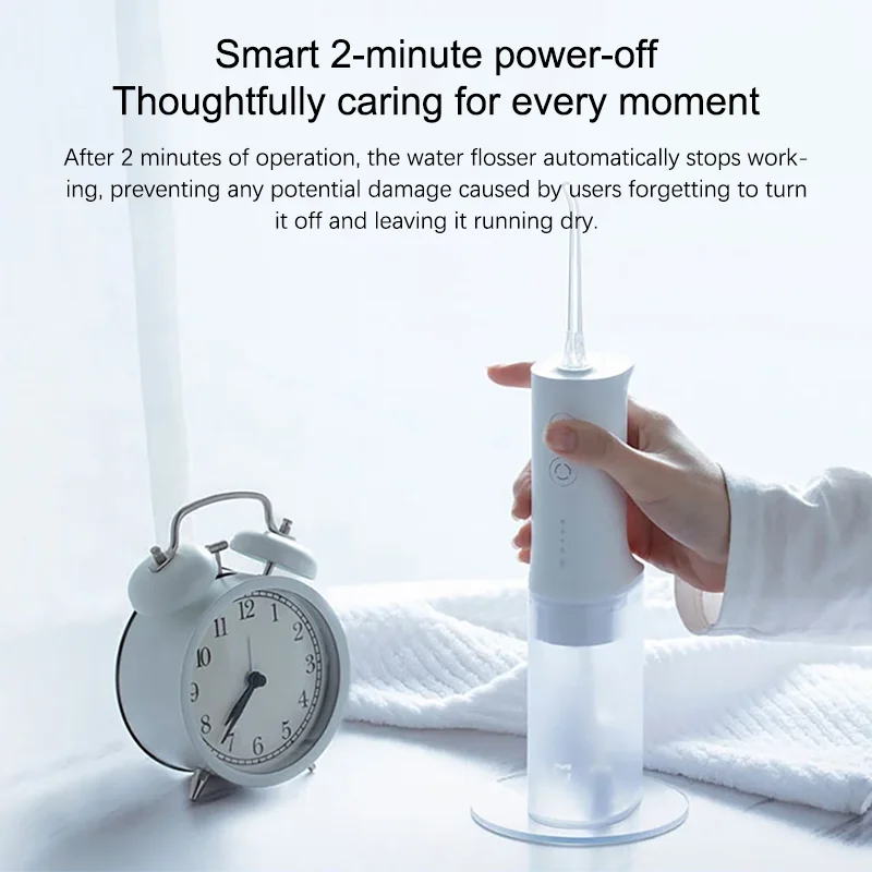 XIAOMI MIJIA MEO701 Portable Oral Irrigator – Dental Teeth Whitening Water Flosser, Tooth Cleaner with Water Pulse Technology