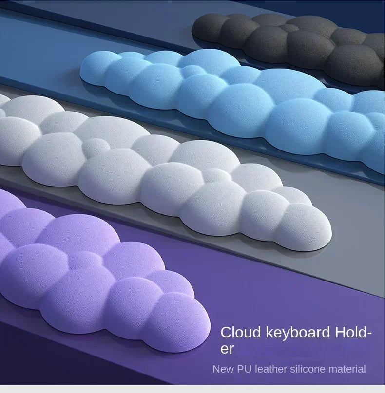 Cloud Memory Foam Mouse Pad with Wrist Rest for Keyboard