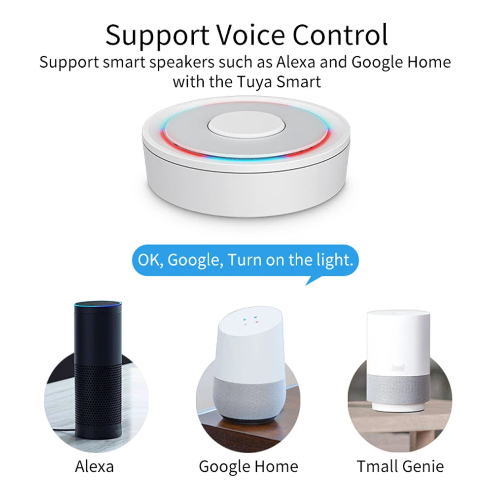 Tuya ZigBee Smart Gateway Homekit Wired Wireless Hub Phone Remote Control Bridge Smart Life Automation Work with Apple Home Kit
