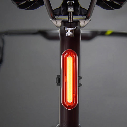 USB Rechargeable LED Bike Tail Light - Ultra Bright Night Cycling Warning Light for Mountain & Road Bikes