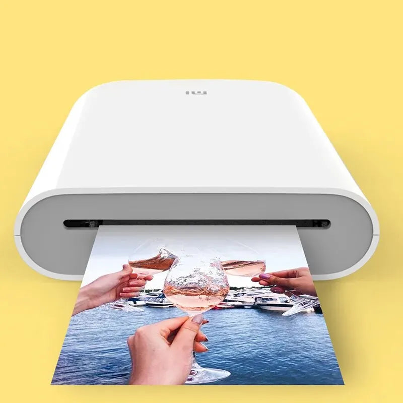 Xiaomi Portable Mini Pocket Photo Printer | Wireless Bluetooth Thermal Printer with AR Video and ZINK Self-Adhesive Color Paper