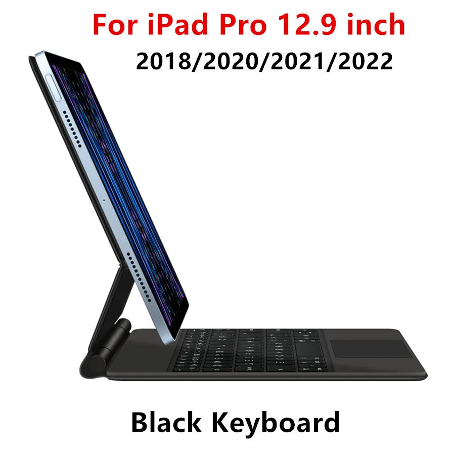 HUWEI Magic Keyboard for iPad Pro 11" & 12.9", iPad Air 4/5, iPad 10th Gen | Smart Cover Magnetic Case with Trackpad