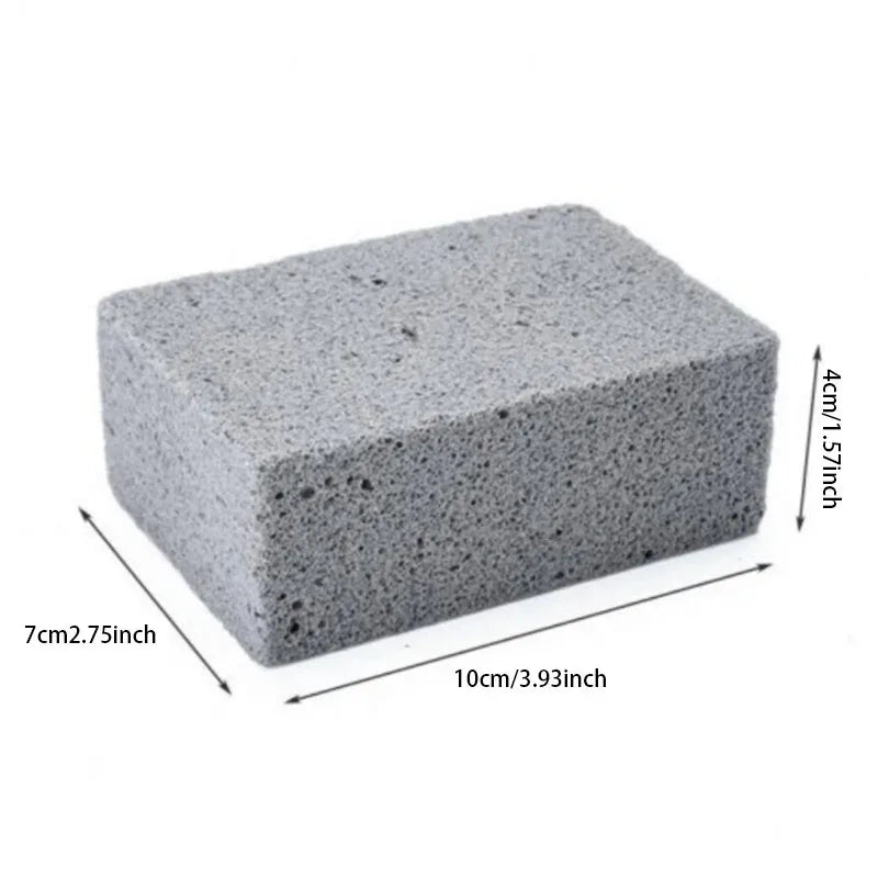 BBQ Grill Cleaning Brush - Pumice Brick Stone for Barbecue Racks, Outdoor Kitchen Tools