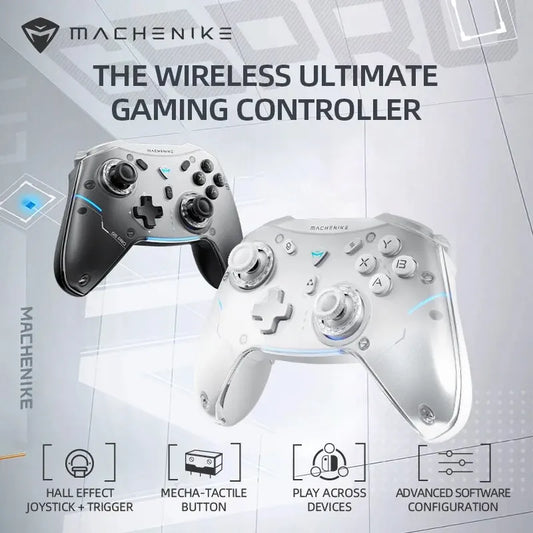 Machenike G5 Pro Elite Wireless Gamepad | Hall Trigger Joystick & Mecha-Tactile Buttons for Switch, PC, Android, and iOS