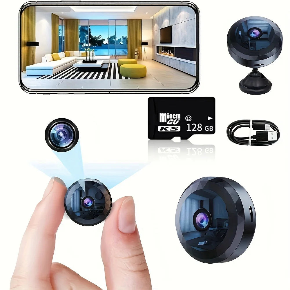 Xiaomi A11 Wireless Mini Security Camera – Compact 1080P HD Wi-Fi camera with motion detection and rechargeable battery.
