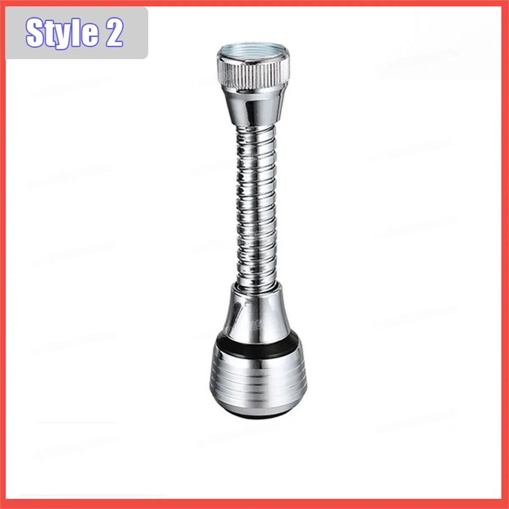 360° Rotatable Faucet Extender & Water Saving Nozzle – 2/3 Mode Adjustable Faucet Adapter for Kitchen & Bathroom Sink