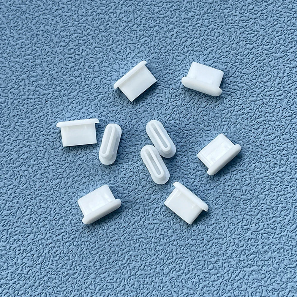 10/30/50PCS Type-C Silicone Dust Plugs | USB-C Charging Port Protectors for Samsung, Xiaomi, Huawei – Anti-Dust Caps