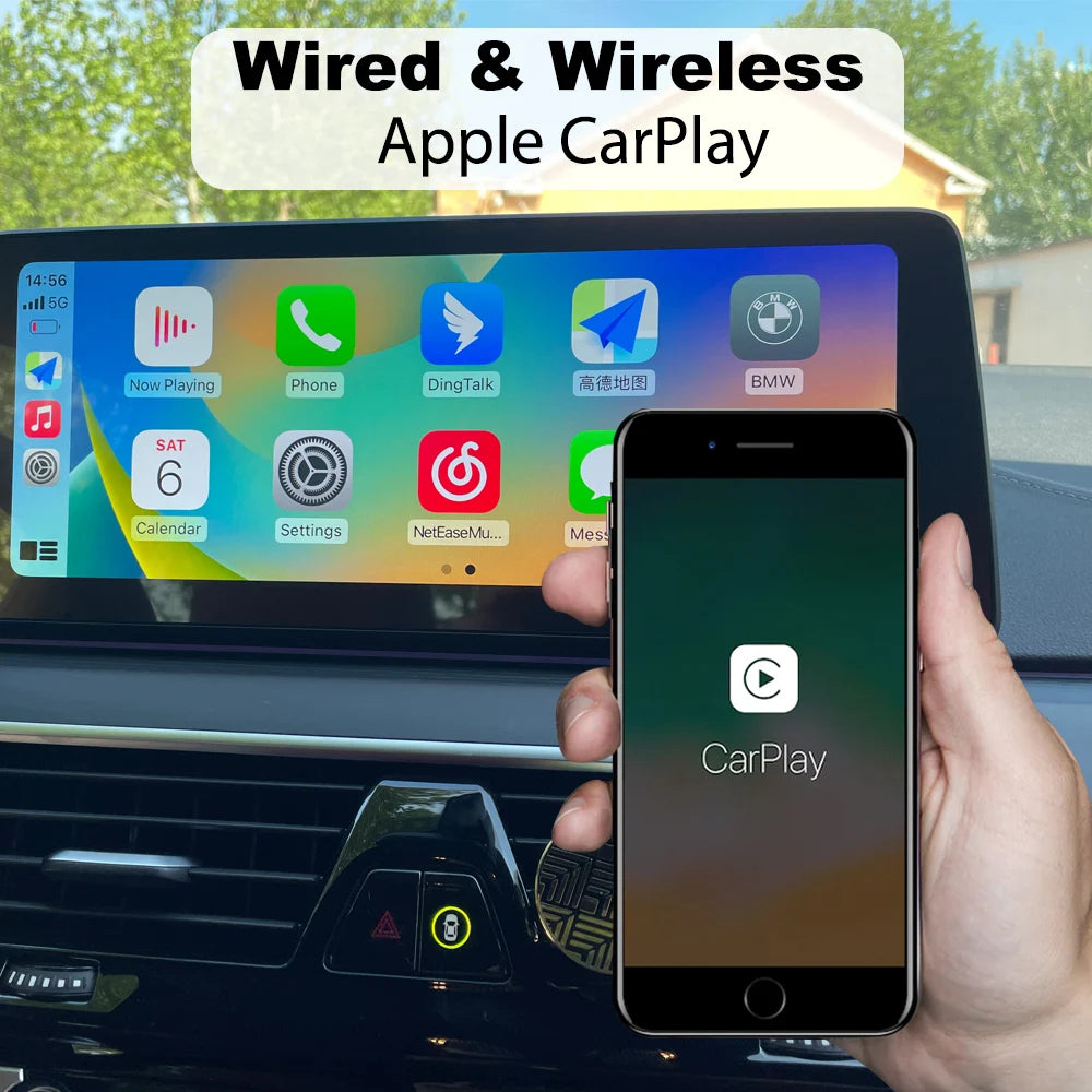 Wireless Free Wire CarPlay Adapter Dongle Fit Apple iOS Car Cavigation Player US