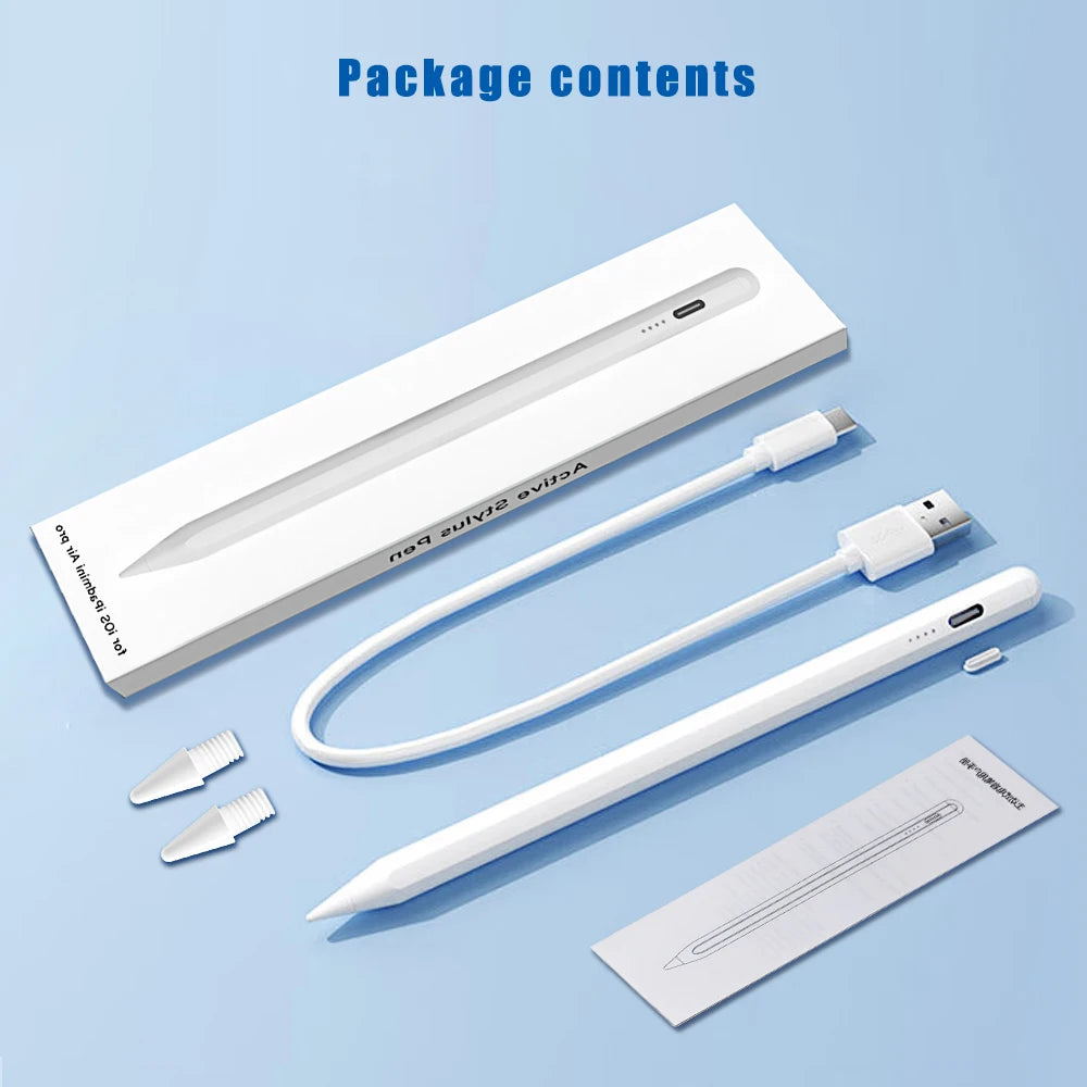 Stylus Pen for Apple Pencil 1 & 2 with Palm Rejection and Power Display