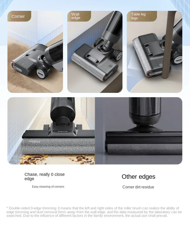 DREAME H30 floor scrubber, hot washable, lying flat suction, mopping and sweeping integrated machine, floor scrubber