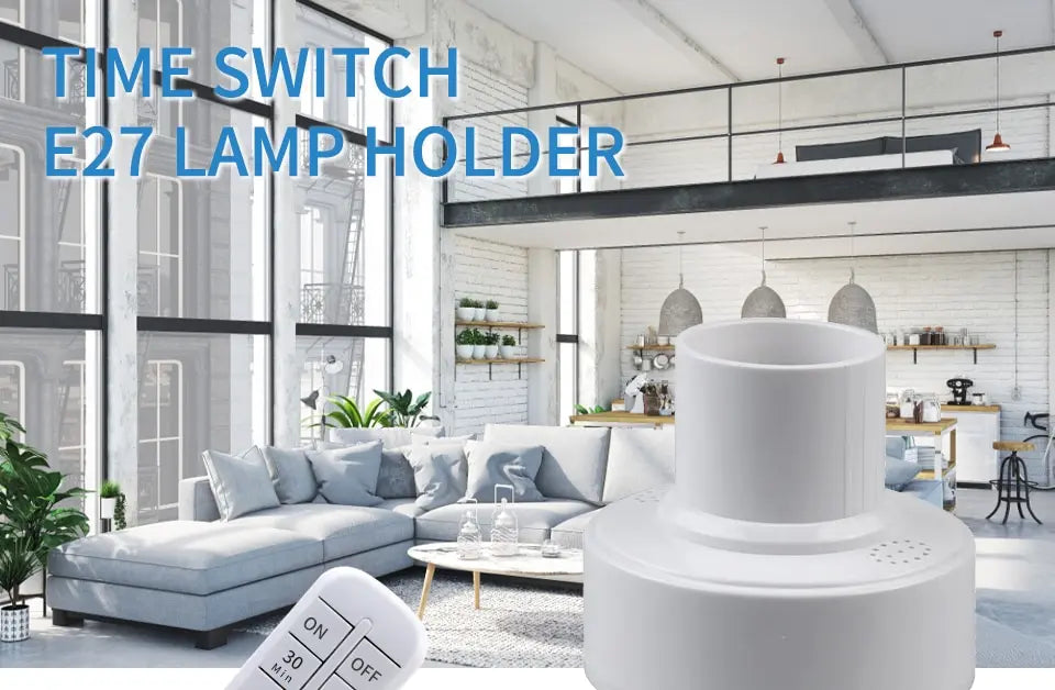 E27 Wireless Remote Control Light Socket Lamp Holder 20M Range For LED Bulbs Lamp Socket Wireless Light Switch Kit AC110V-240V