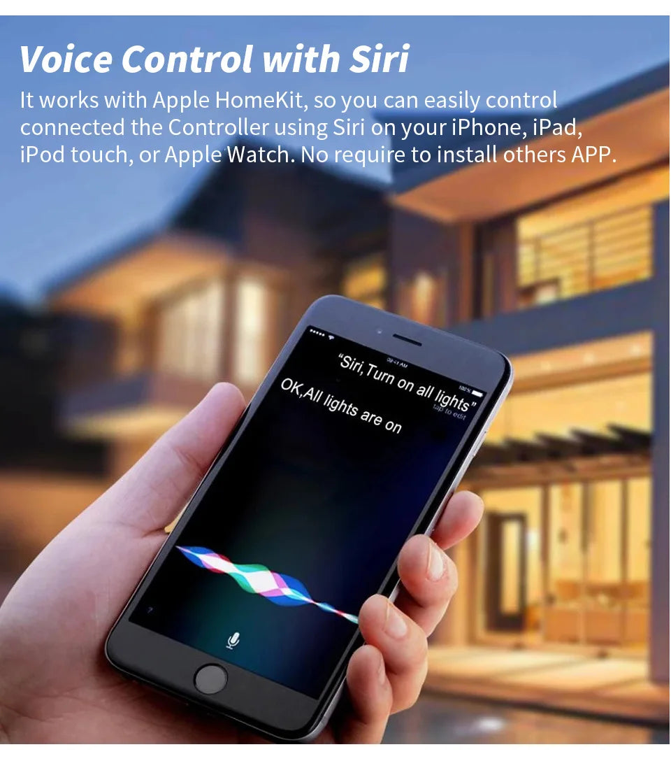 Custom Mini Smart Switch | Cozylife & Apple HomeKit Compatible | WiFi App Controlled Dark Box Circuit Breaker | Smart Home Autom