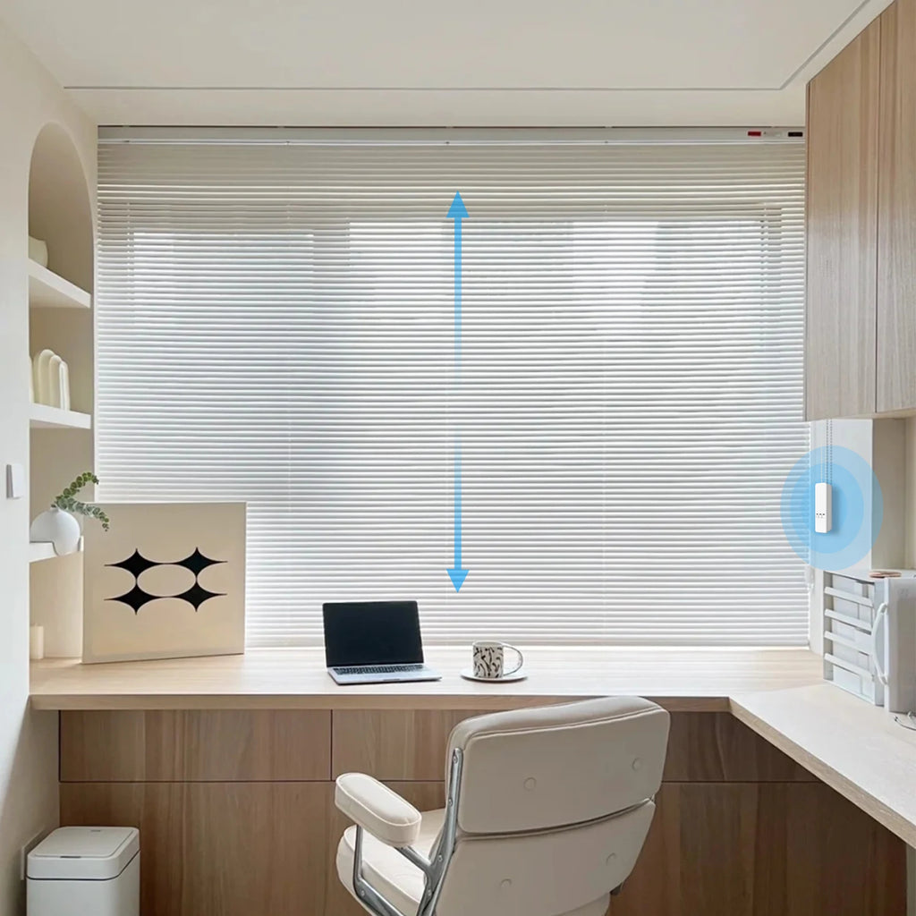 Tuya WiFi Smart Motor for Electric Roller Blinds & Shades - RF Remote Kit, Smart Life App Control, Compatible with Alexa/Google Home