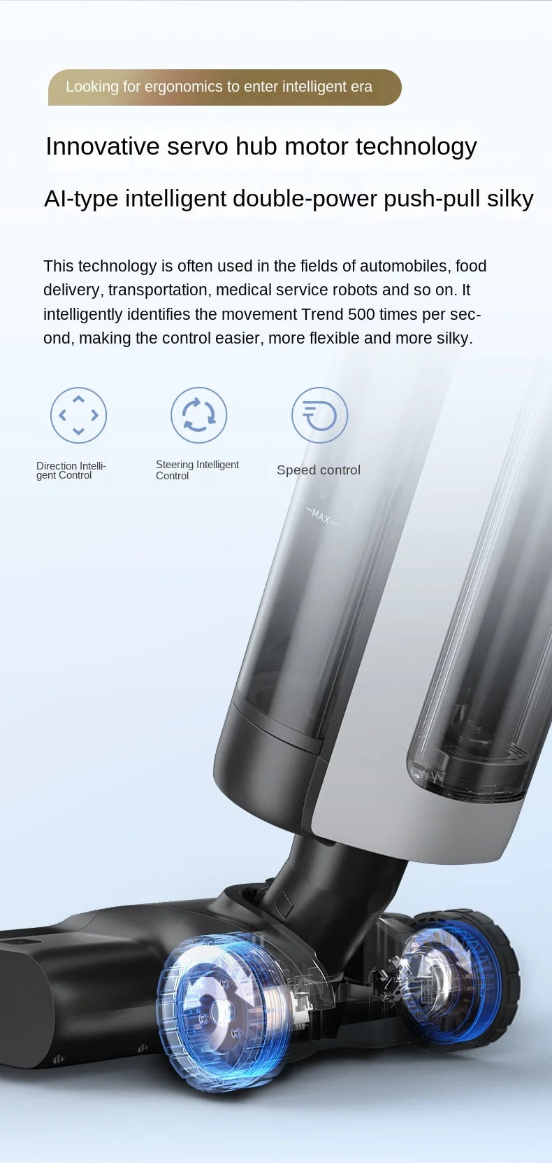 DREAME H30 floor scrubber, hot washable, lying flat suction, mopping and sweeping integrated machine, floor scrubber