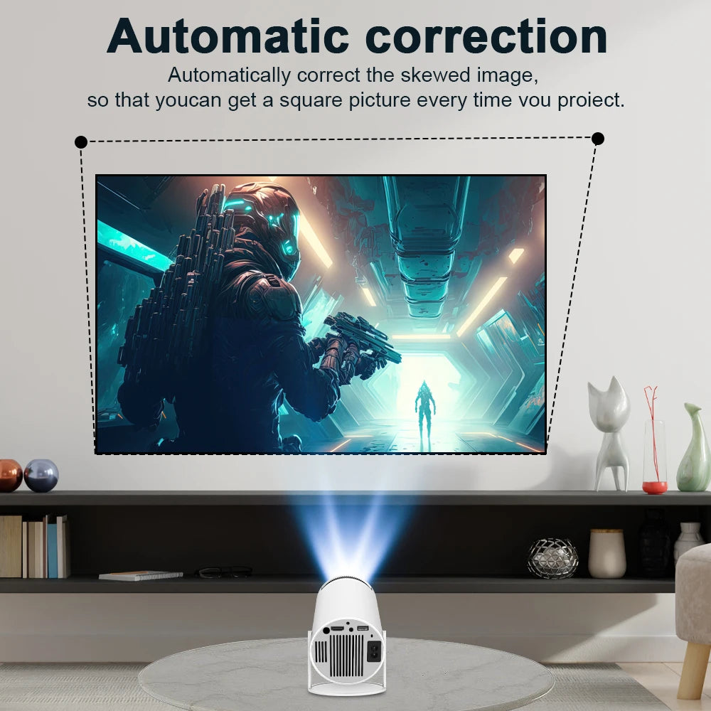 Magcubic HY300 PRO 4K Projector | Android 11, Dual WiFi 6, 260 ANSI Lumens, Bluetooth 5.0, Full HD 1080P Home & Outdoor Cinema